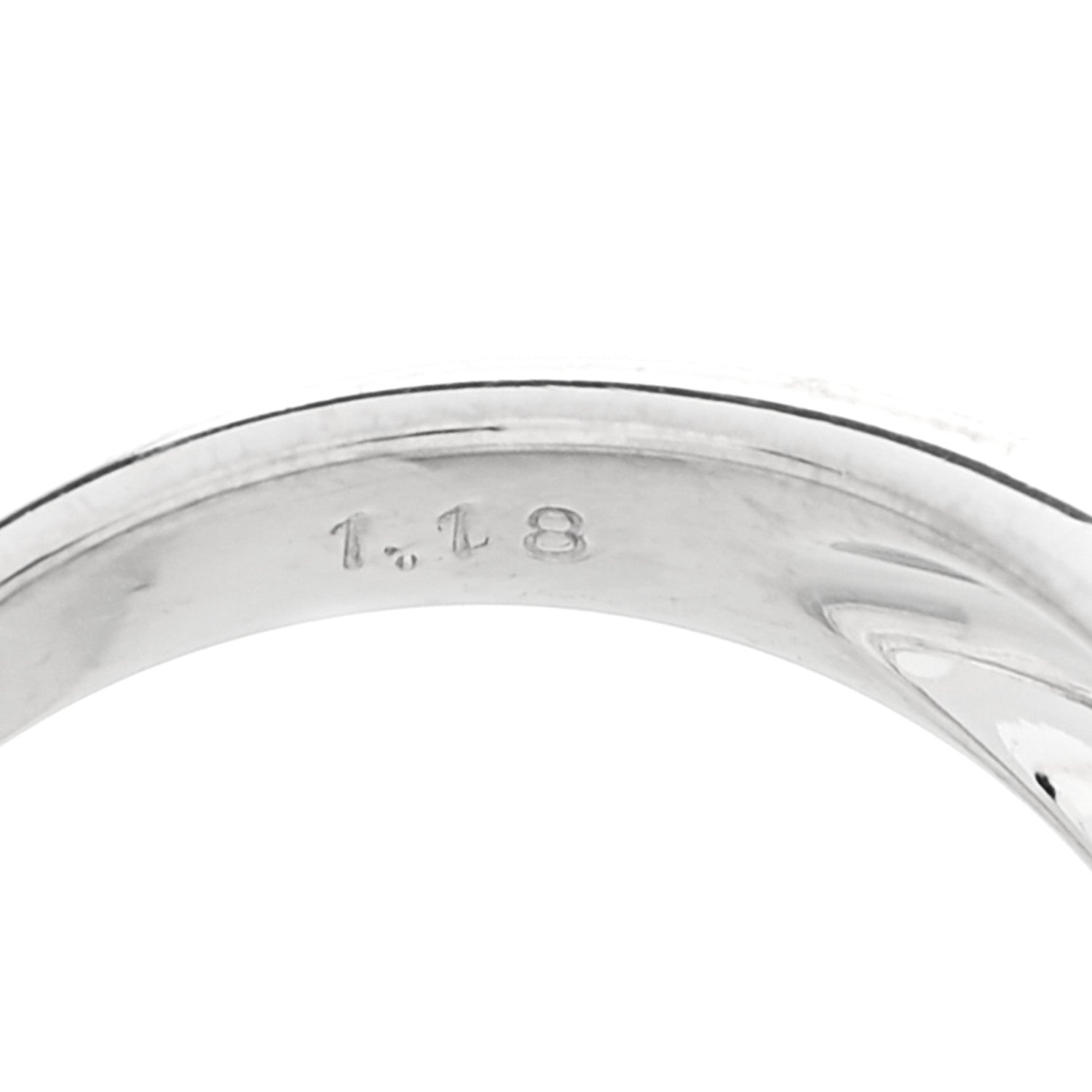 Parker & West by FASHIONPHILE Platinum Diamond 1.18ctw Three Row Dome Band Ring  52 6 10 of 10