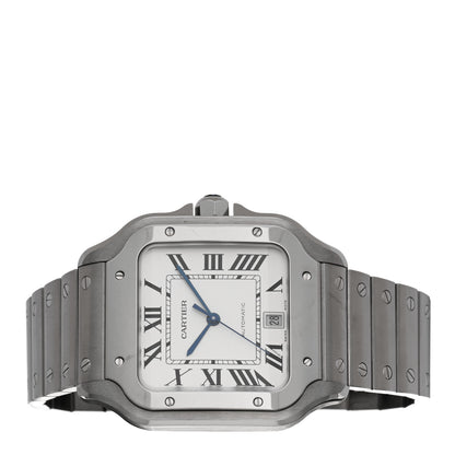 Cartier Stainless Steel 39.8mm Santos De Cartier Automatic Watch 2 of 5