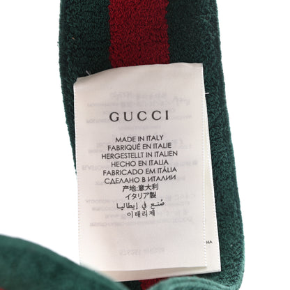 Gucci Vinyl Web Visor M Green Red 9 of 11