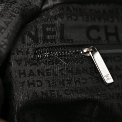 Chanel Caviar Square Stitched Bowler Grey 11 of 11