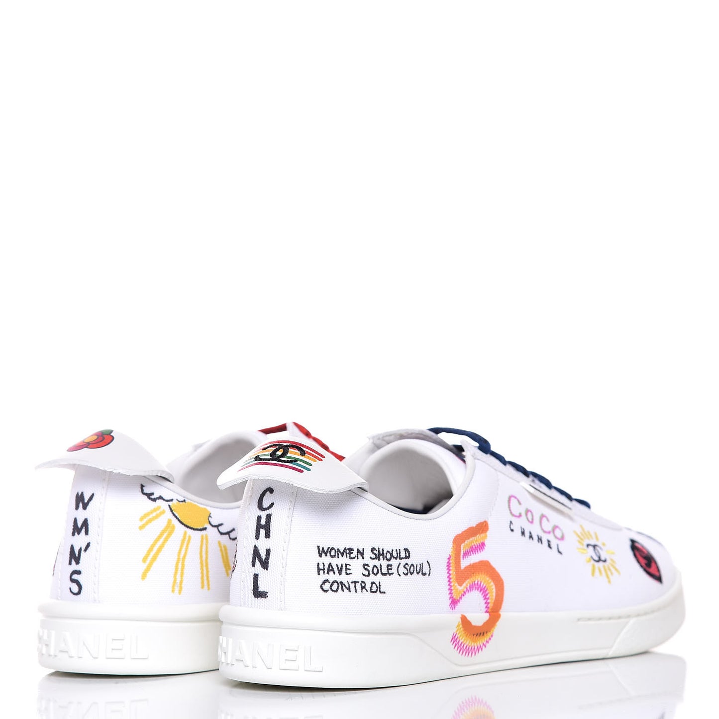 x Pharrell Williams Mens Calfskin Sneakers 45 White