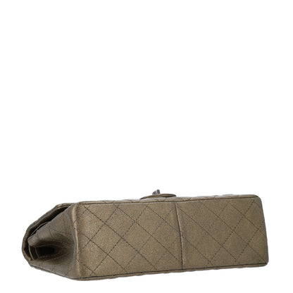 Chanel Metallic Calfskin Quilted 2.55 Reissue 226 Flap Green 4 of 10