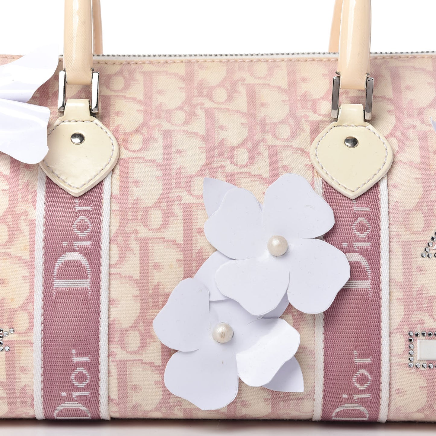 Monogram Girly Boston Pink