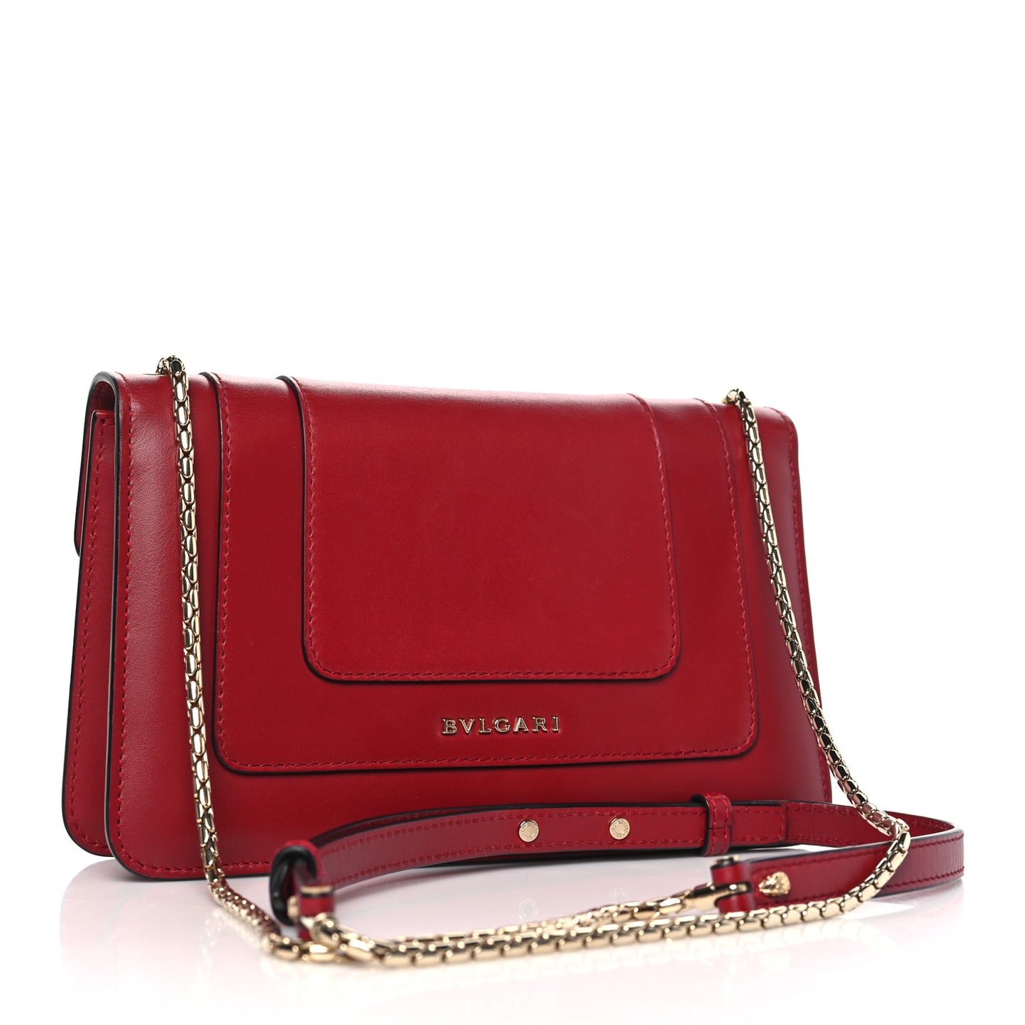 Calfskin Serpenti Forever Crossbody Bag Ruby Red