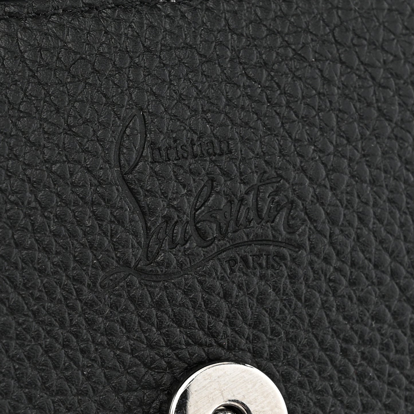 Calfskin Spikes Loubinthesky Paloma Wallet on Chain Rocket