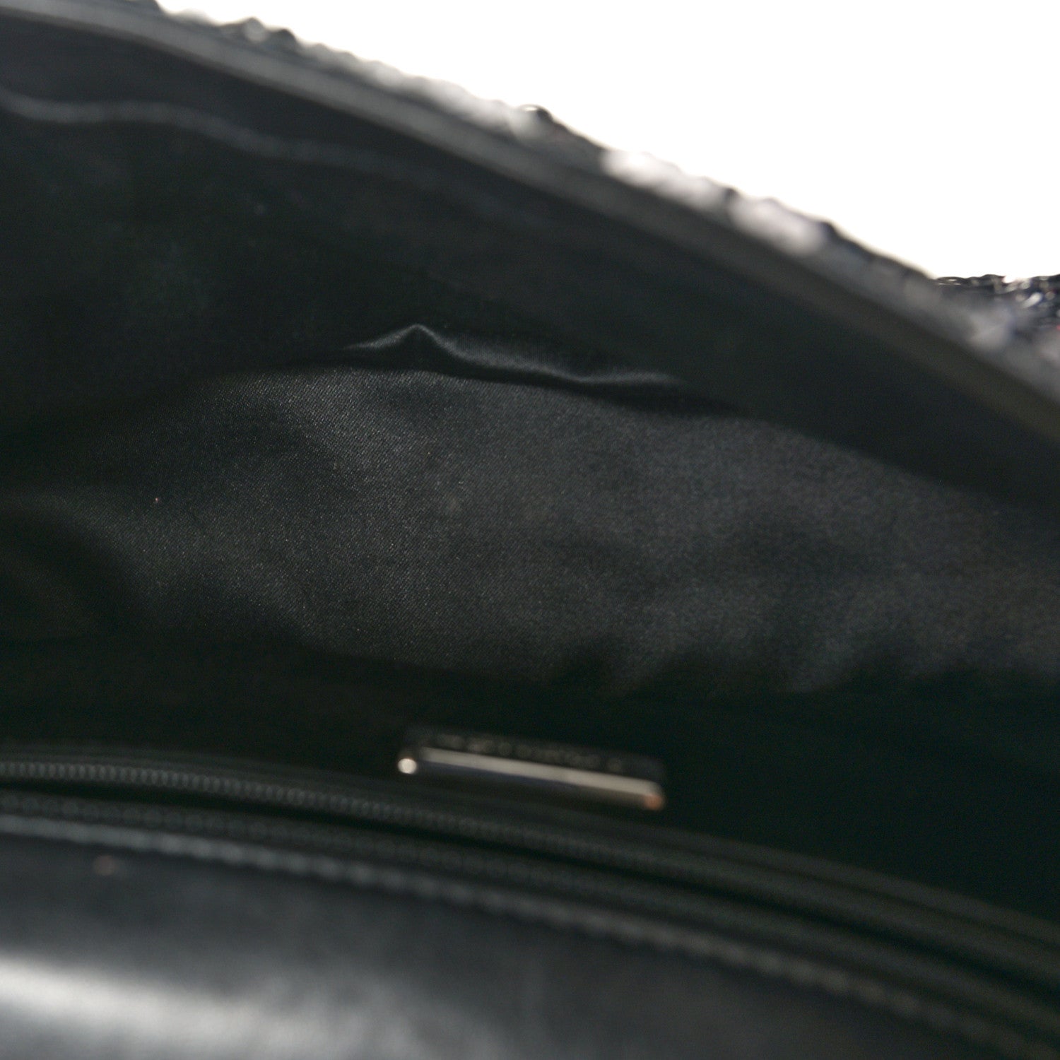 Chanel Sequin Small Single Flap Black Multicolor 5 of 10