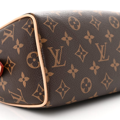 Louis Vuitton Monogram Speedy Bandouliere 20 Beige 8 of 11