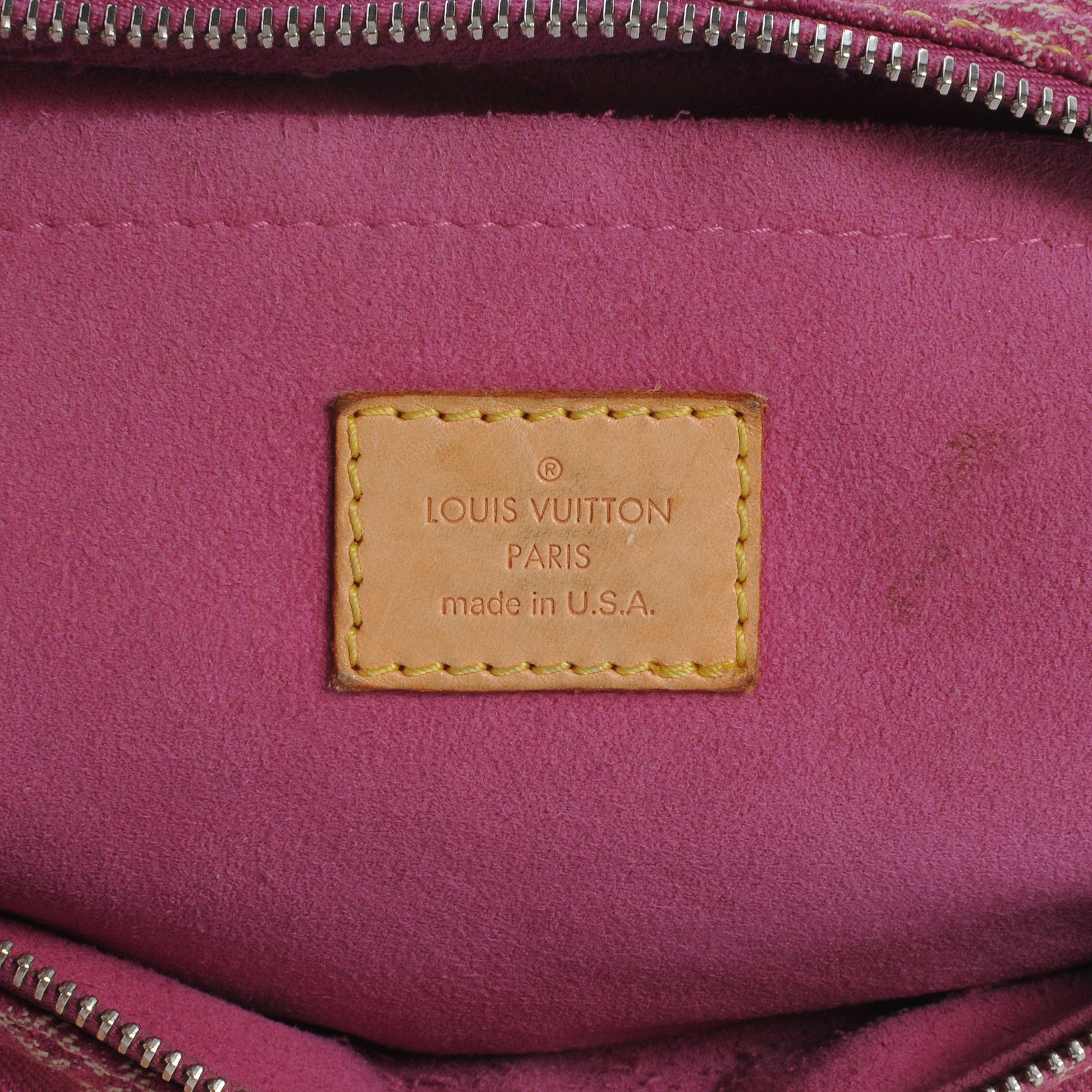 Louis Vuitton Monogram Denim Neo Speedy Fuchsia 5 of 8