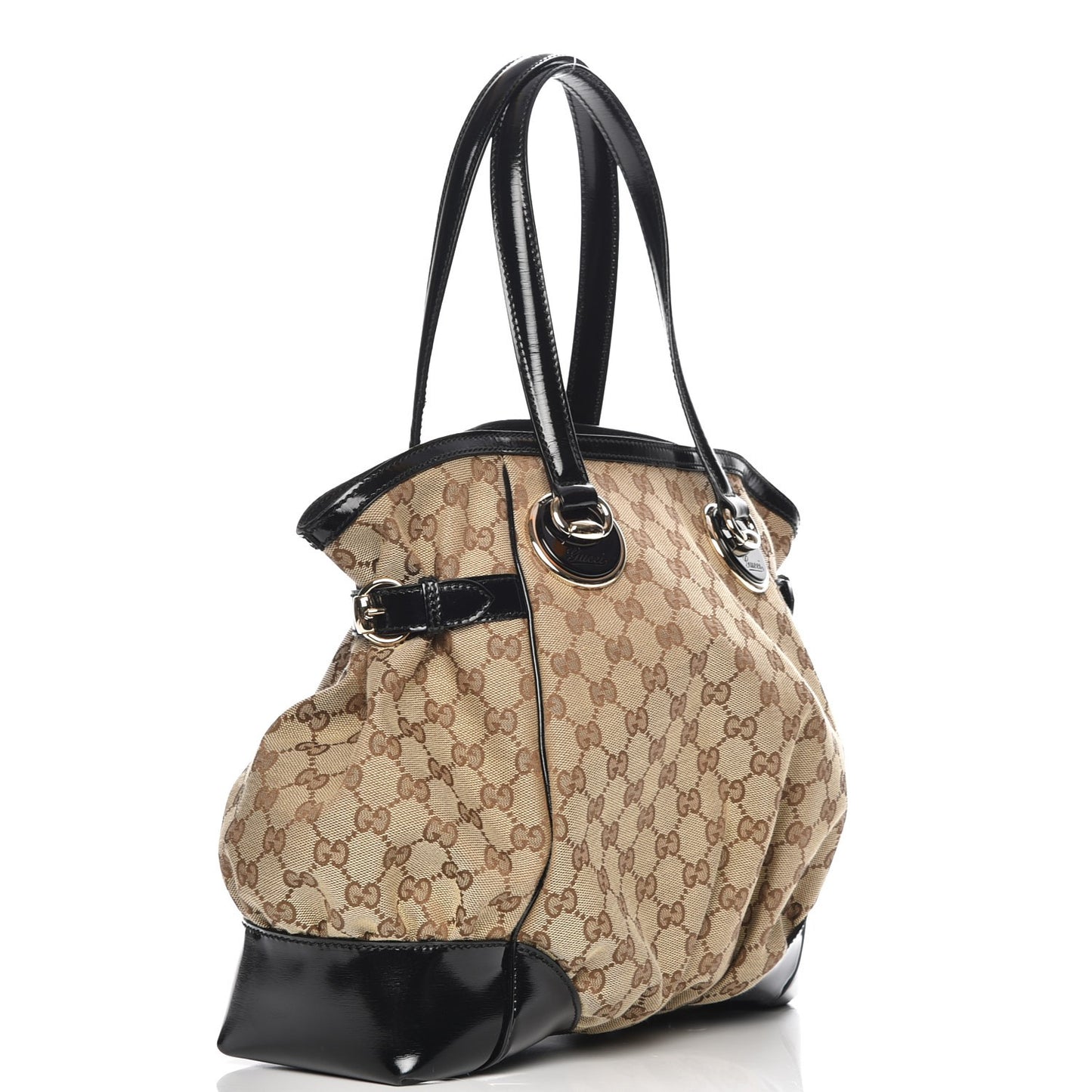 Monogram Full Moon Tote Black