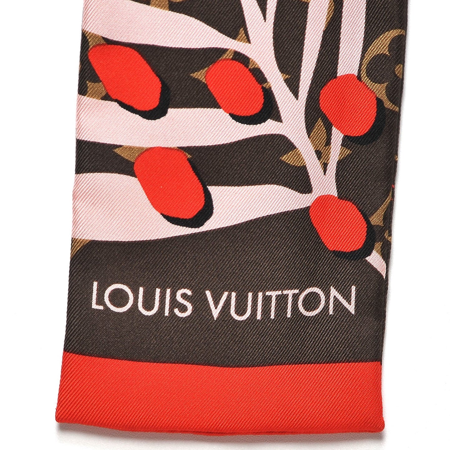 Silk Monogram Jungle Dots Bandeau Sugar Pink Poppy