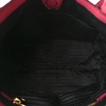 Prada Vitello Daino Canapa Tote Rosa 5 of 9
