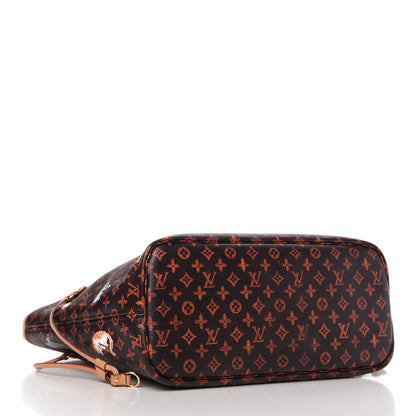 Louis Vuitton Catogram Neverfull MM Marron 4 of 10