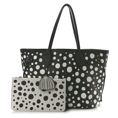 Louis Vuitton LV X YK Empreinte Neverfull MM Black White 2 of 11