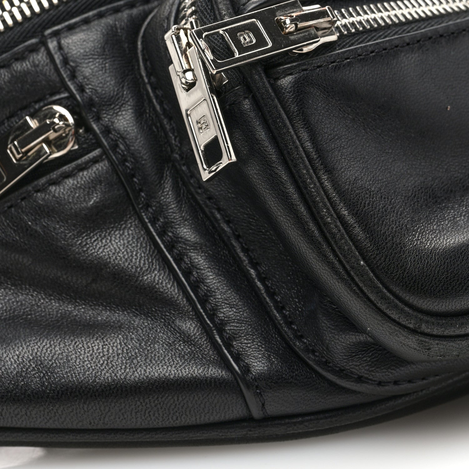 Alexander Wang Lambskin Attica Belt Bag Black 8 of 9