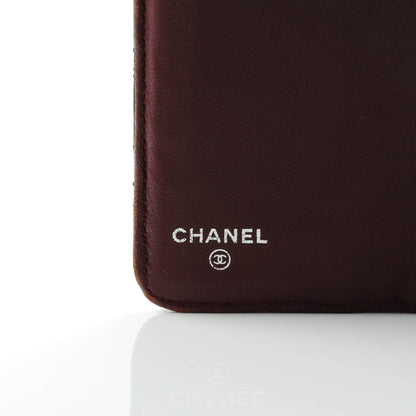 Chanel Lambskin Quilted Yen Wallet Black 6 of 9