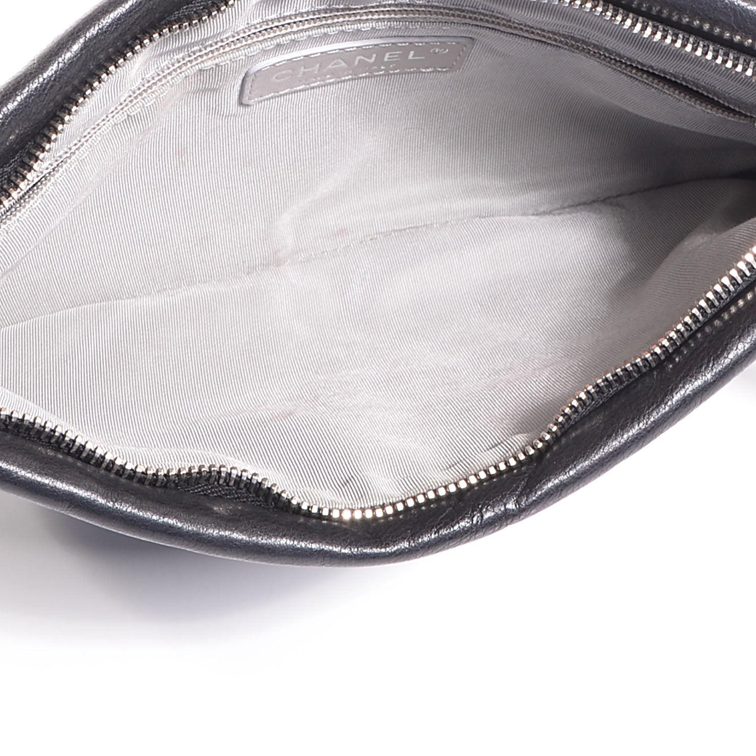 Chanel Calfskin On the Bund Pochette Black 7 of 7
