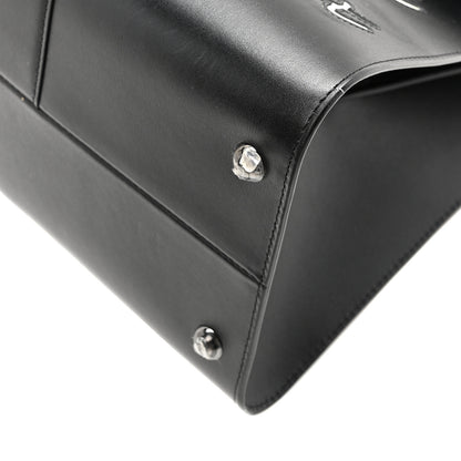Delvaux Calfskin MM L'Humour Brillant Satchel Black 9 of 9
