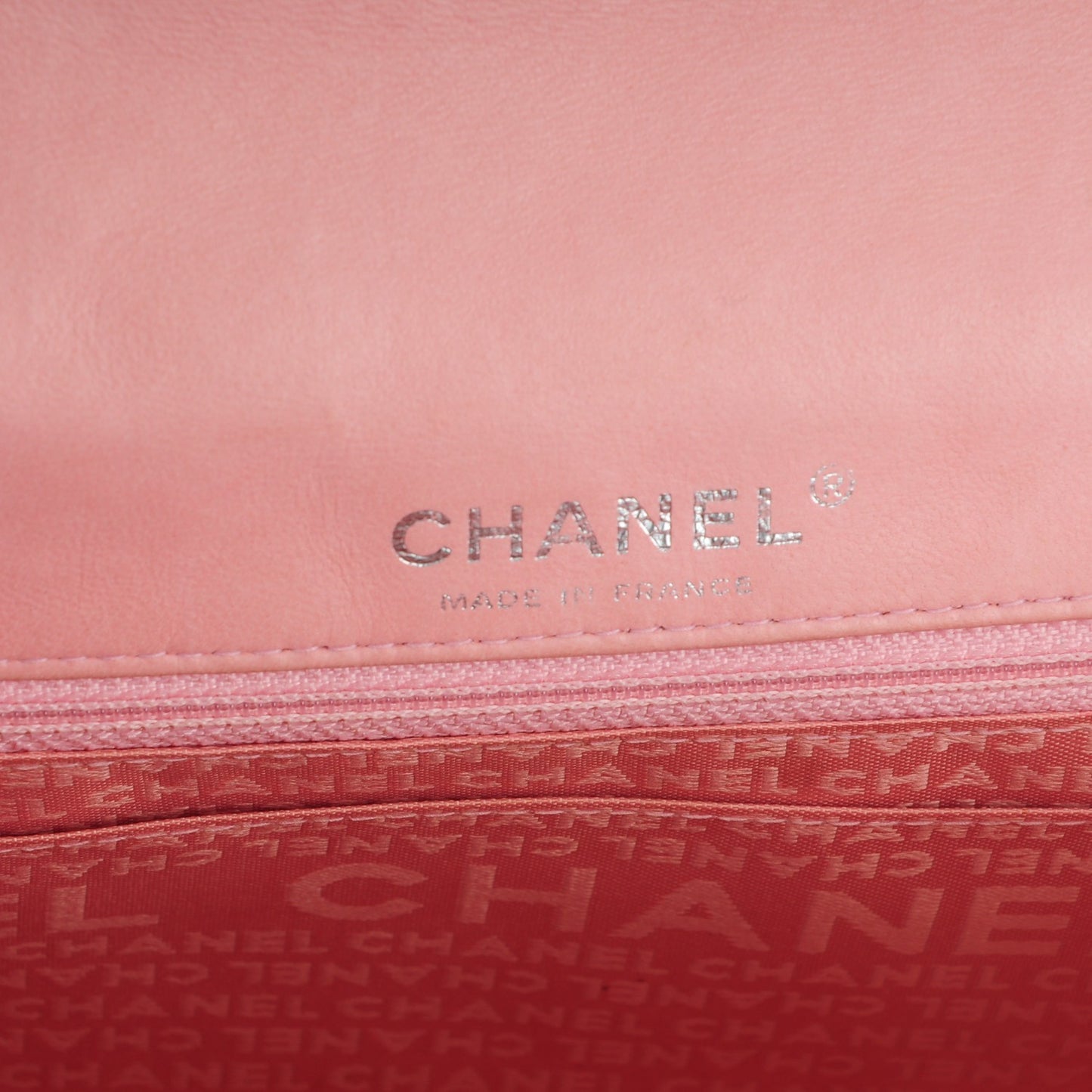 Lambskin Medium Heart Valentine Flap Pink