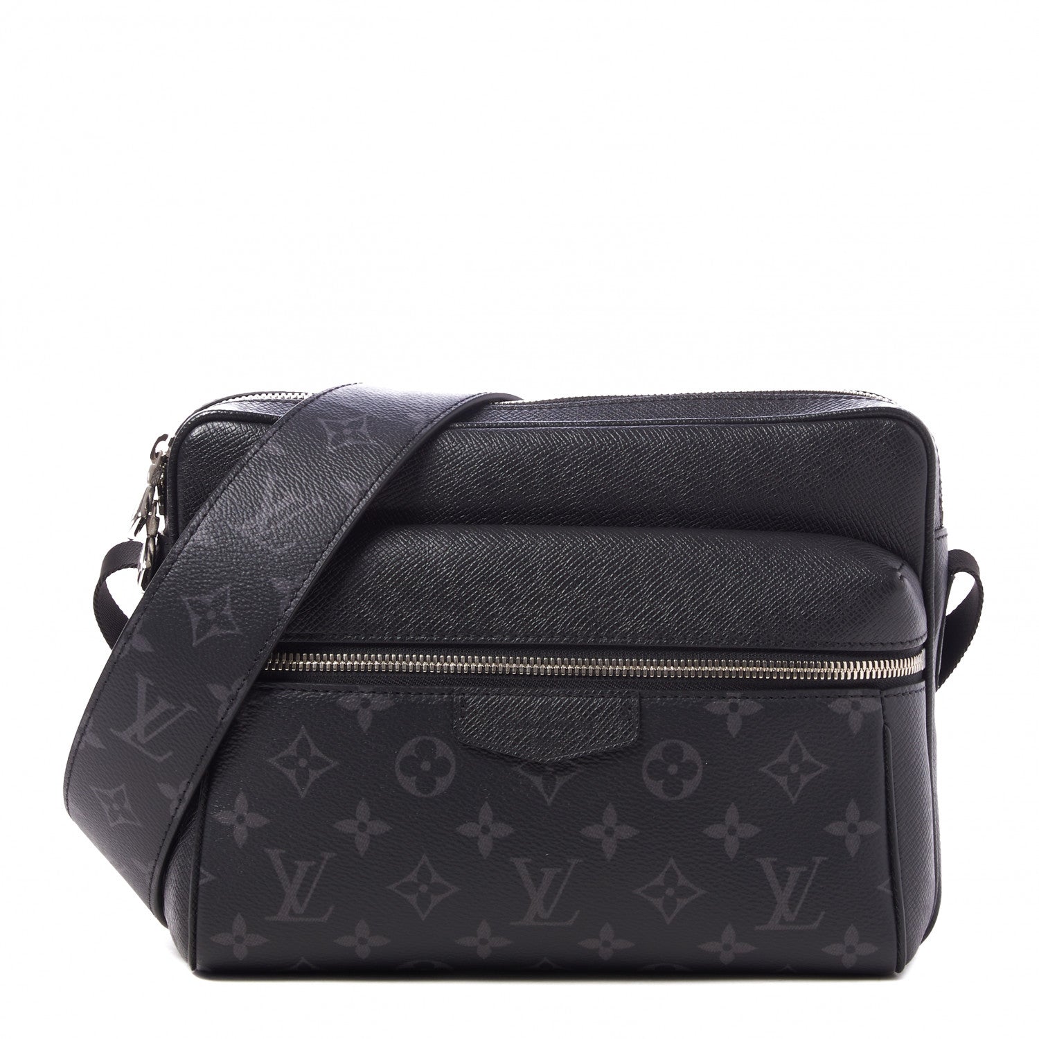 Louis Vuitton Taiga Monogram Eclipse Outdoor Messenger Black 1 of 9