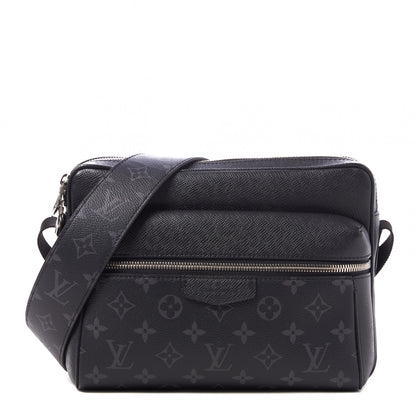 Louis Vuitton Taiga Monogram Eclipse Outdoor Messenger Black 1 of 9