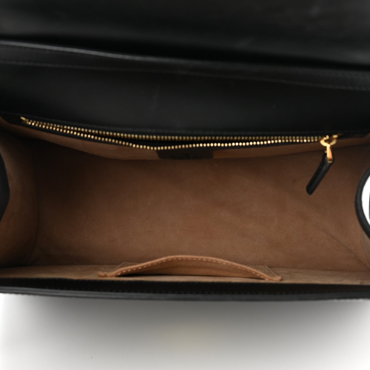 Gucci Guccissima Signature Medium Sylvie Top Handle Bag Black 5 of 14