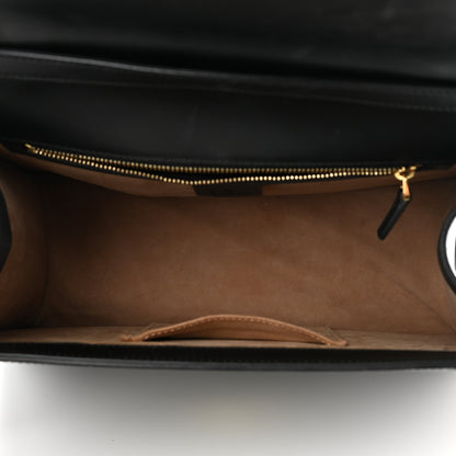 Gucci Guccissima Signature Medium Sylvie Top Handle Bag Black 5 of 14