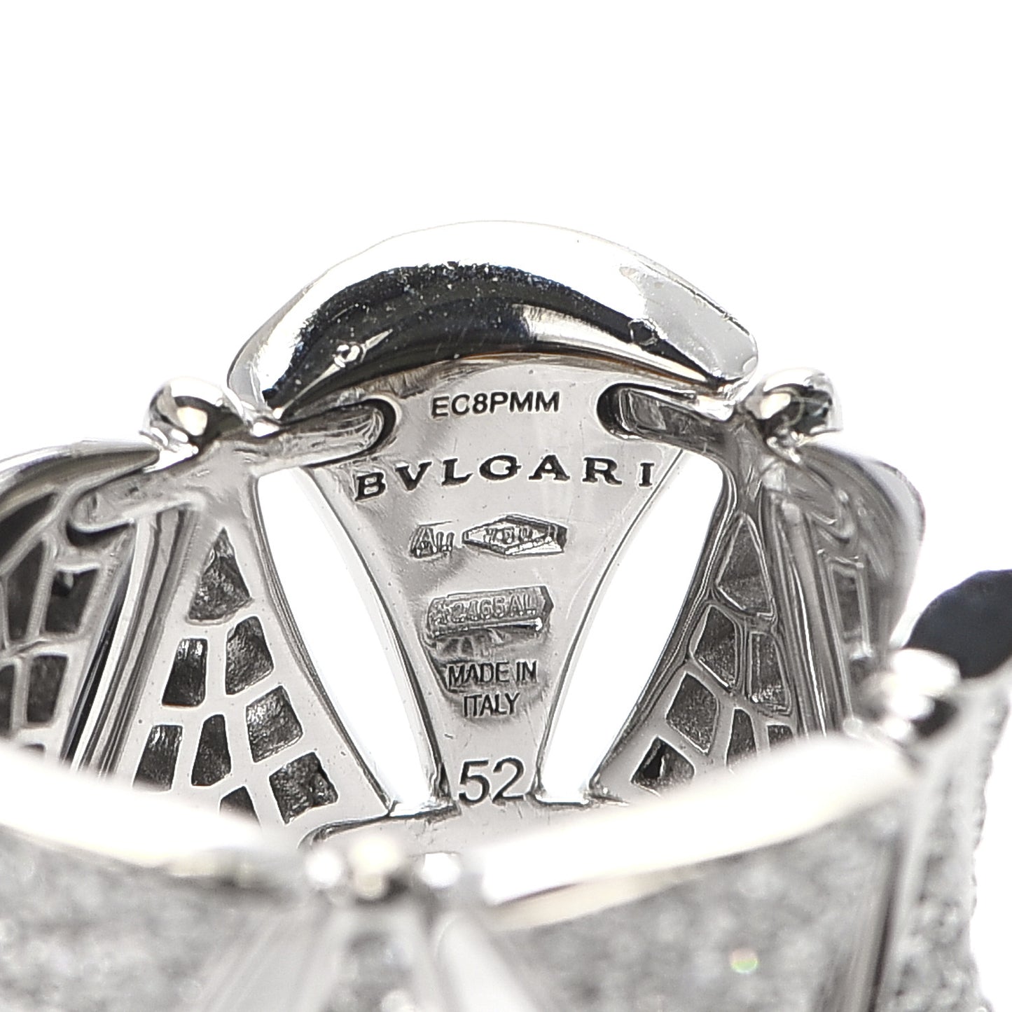 18K White Gold Diamond 2.14ctw Divas' Dream Ring 52 6
