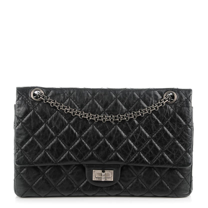 Chanel Aged Calfskin Quilted 2.55 Reissue 226 Flap Black 1 of 7