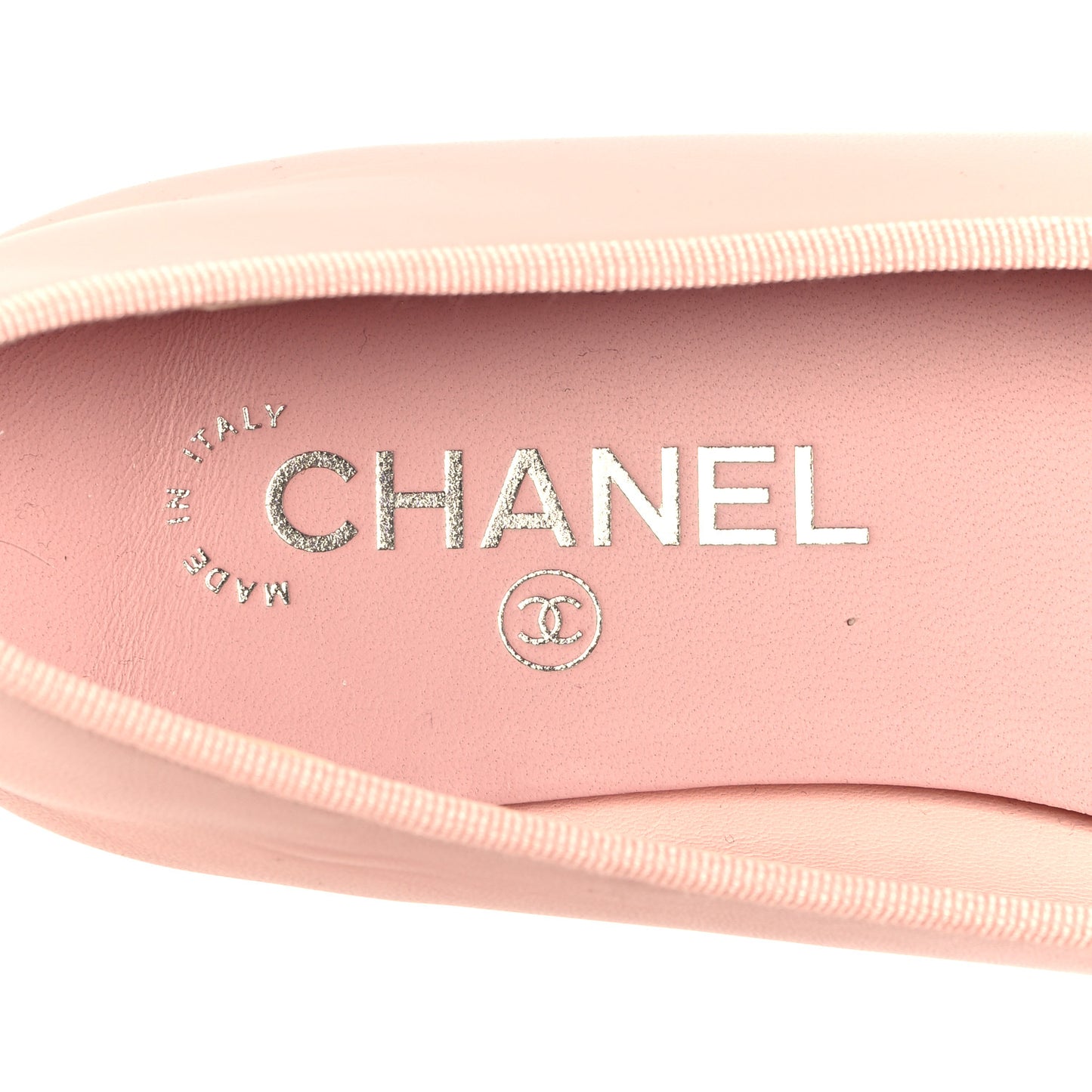 Lambskin Cap Toe CC Ballerina Flats 40.5 Light Pink CHANEL Lambskin Cap Toe CC Ballerina Flats 40.5 Light Pink Dark Pink