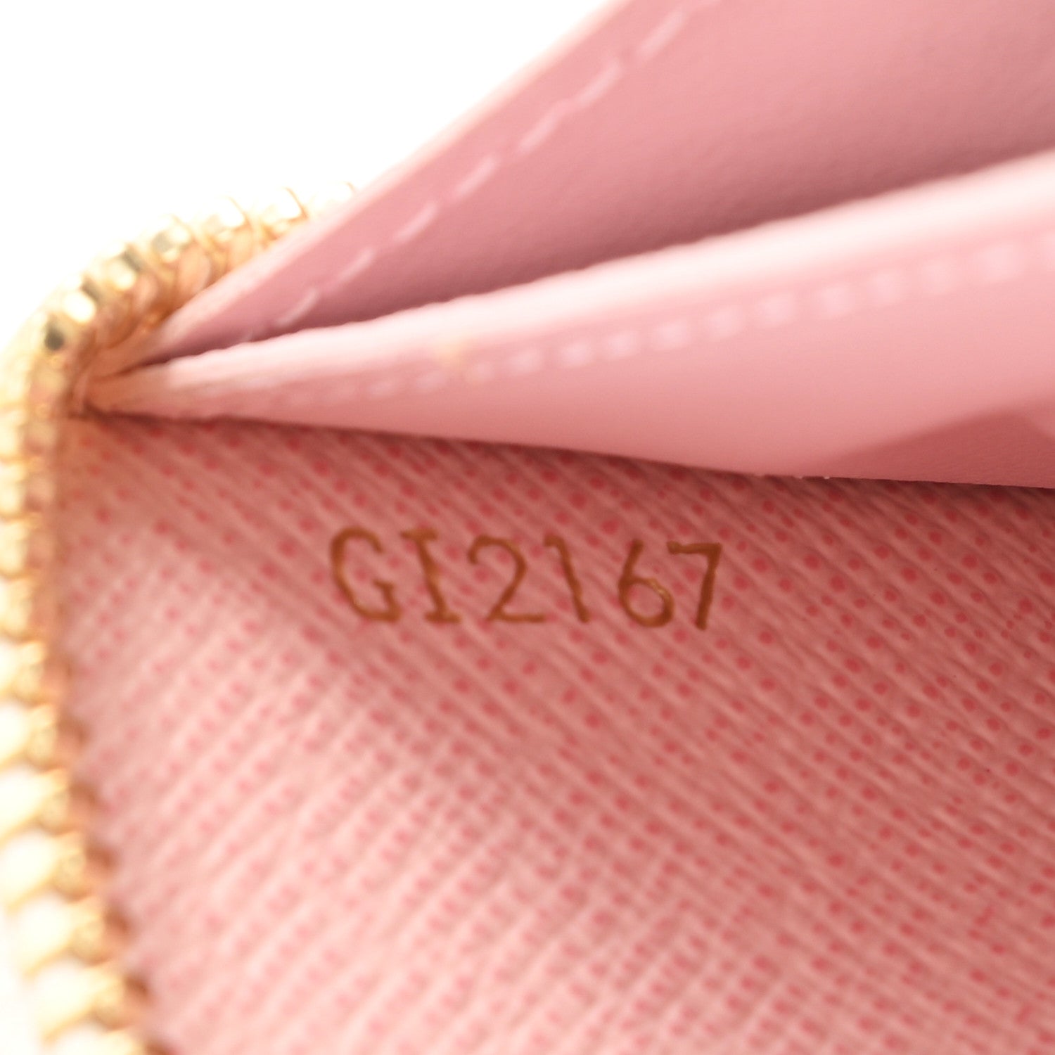 Louis Vuitton Damier Azur Clemence Wallet Rose Ballerine 7 of 7