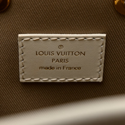 Louis Vuitton Cotton Monogram Embroidered Neonoe MM Beige White 6 of 9