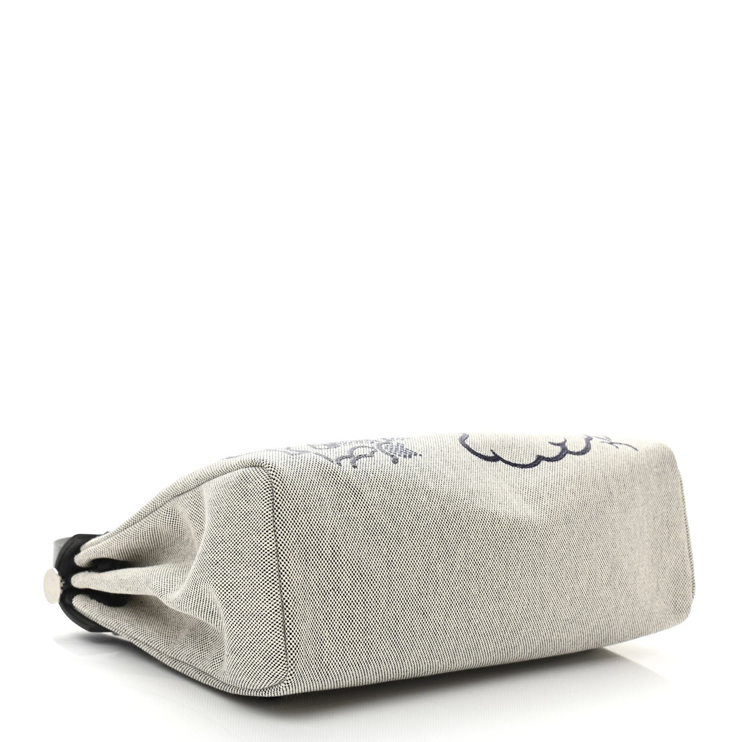 Hermes Vache Hunter Toile H Pegase Pop Herbag Zip Retourne 31 PM Bleu Indigo Ecru Black 5 of 12