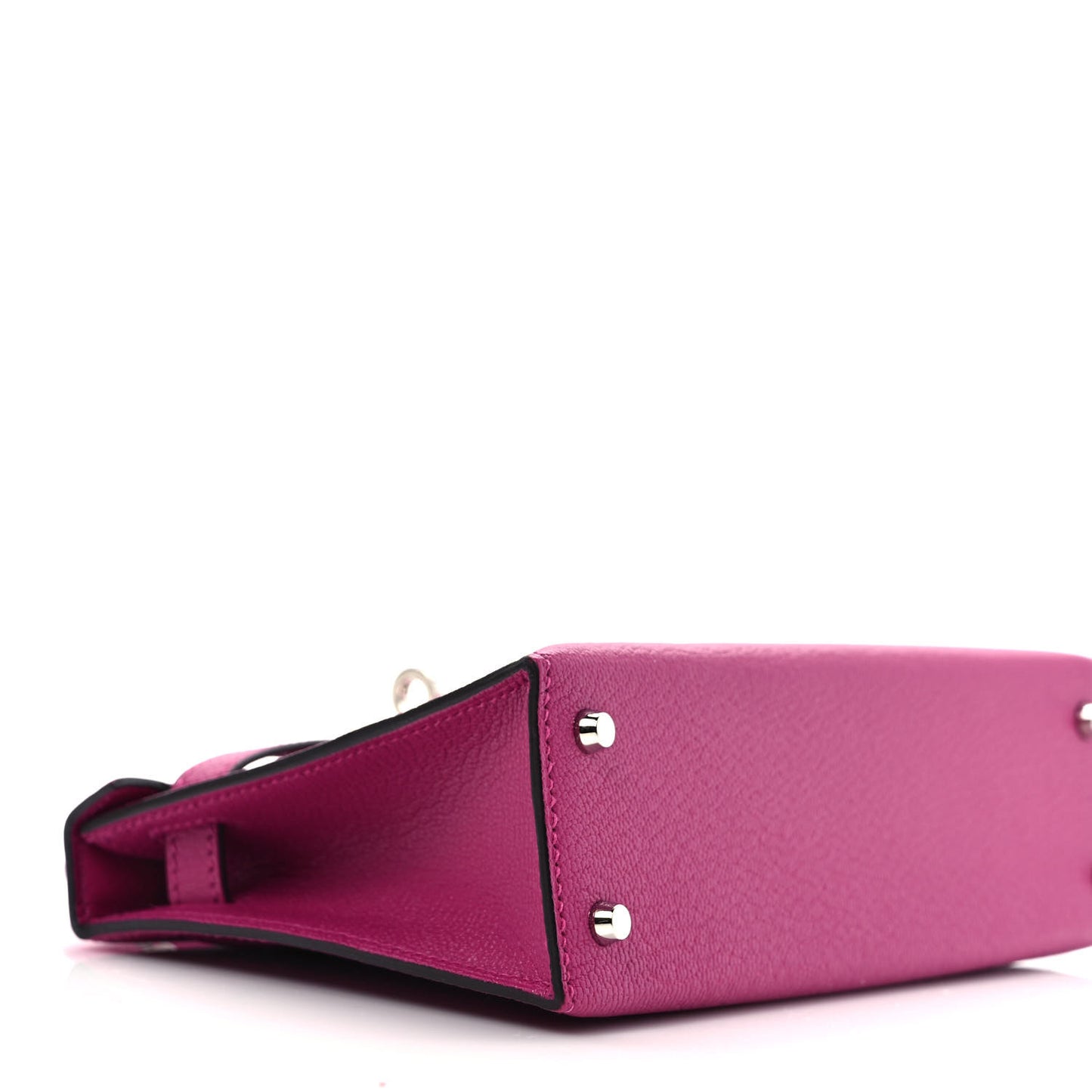 Chevre Mysore Mini Kelly Sellier 20 Rose Pourpre