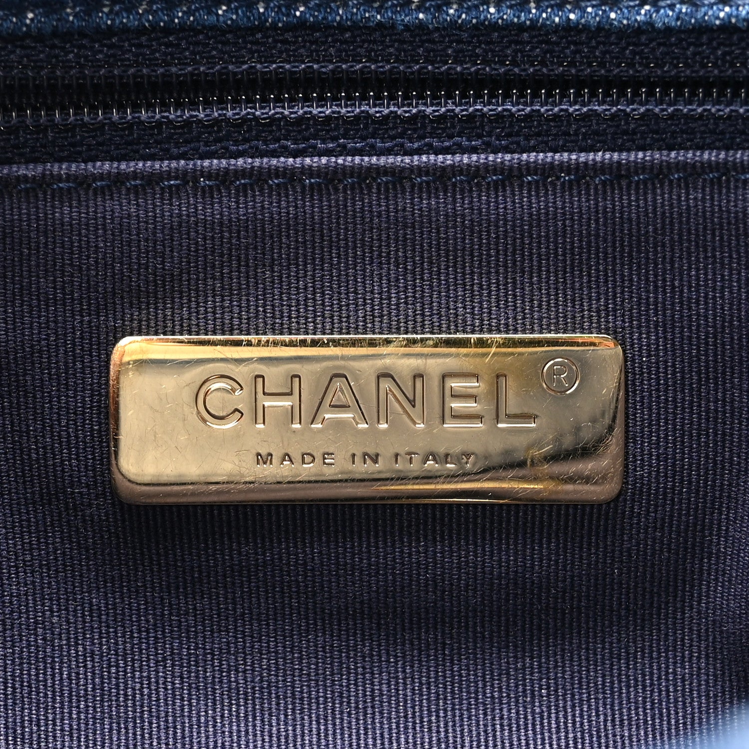 Chanel Denim Quilted Medium Chanel 19 Flap Blue 13 of 18