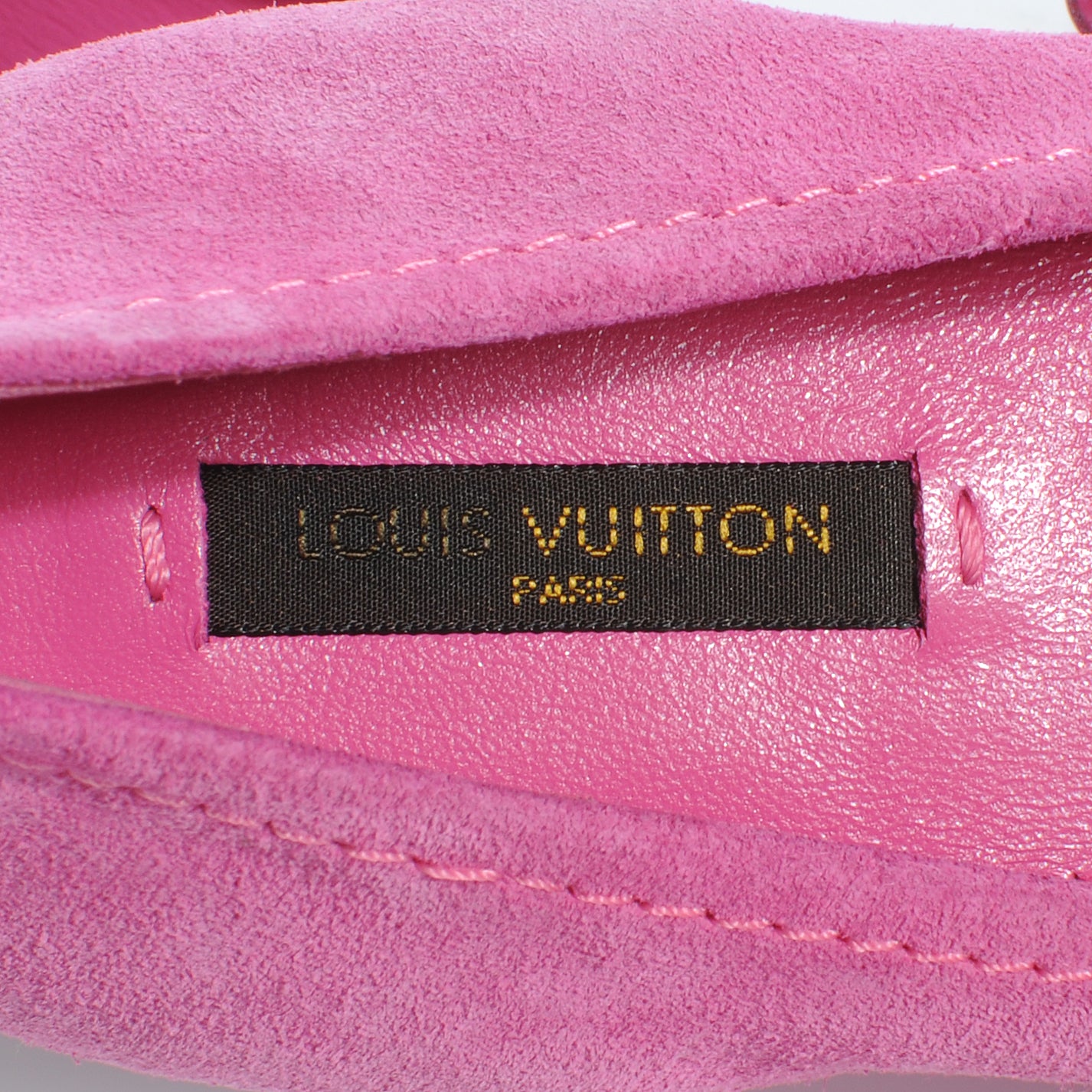 Louis Vuitton Suede Debbie Ballet Flats 38 Fuchsia 5 of 8