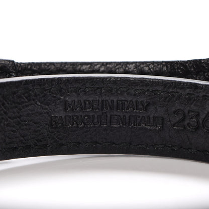 Balenciaga Agneau Arena Classic Hardware Triple Tour Giant Gold M Bracelet Black 11 of 12