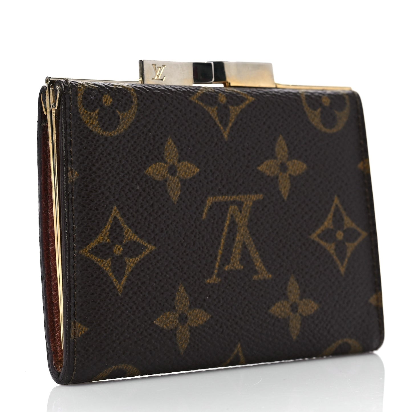 Monogram French Kiss Lock Coin Purse
