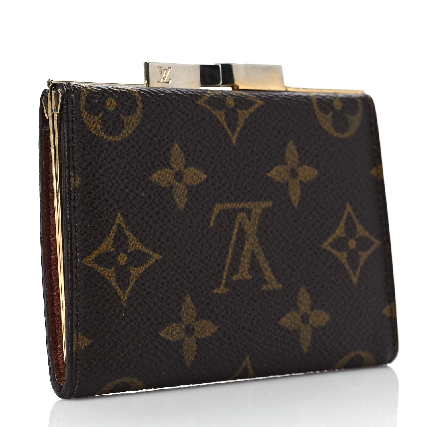 Louis Vuitton Monogram French Kiss Lock Coin Purse 3 of 6