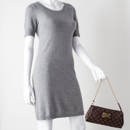 Louis Vuitton Damier Ebene Eva Clutch 2 of 7