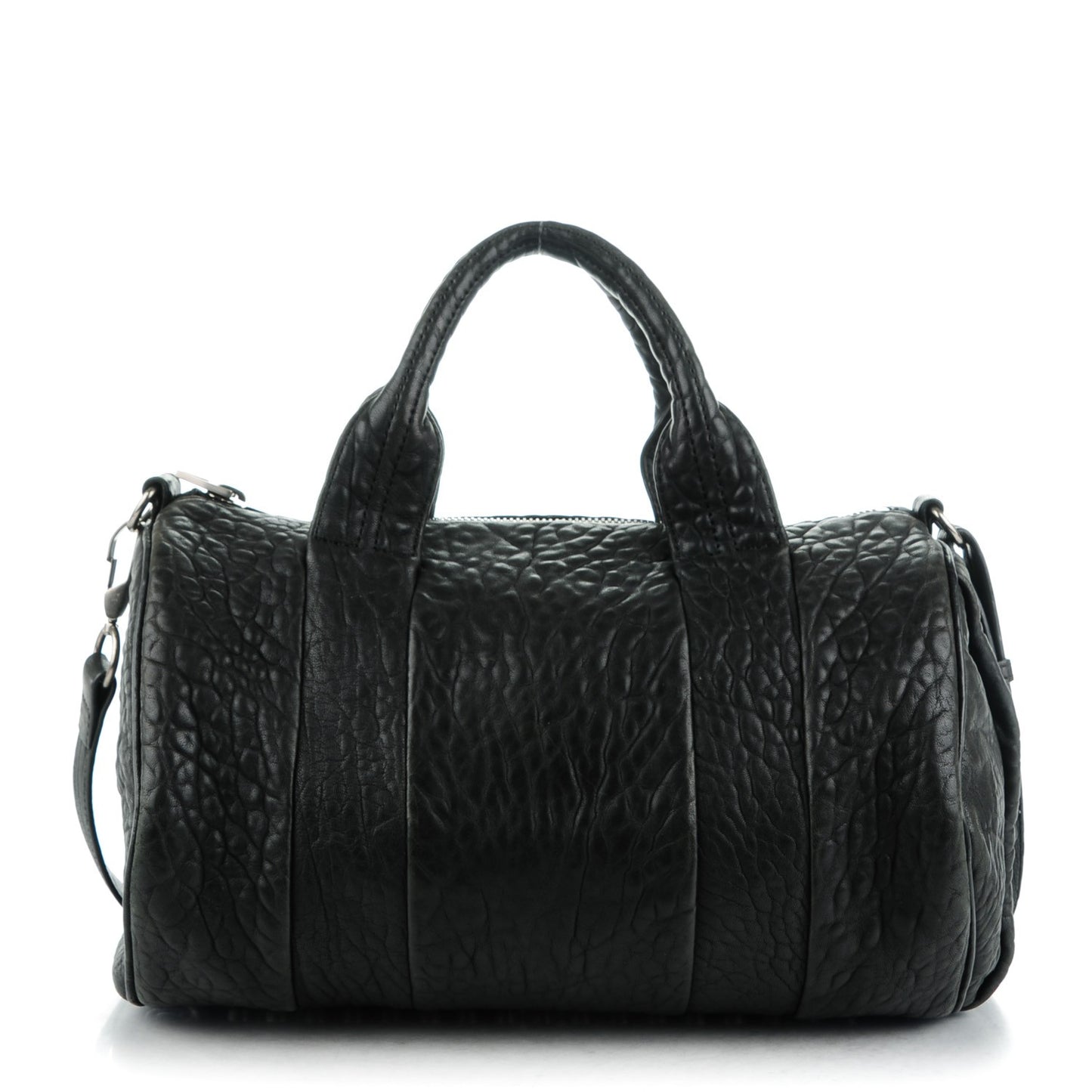 Pebbled Lambskin Rocco Black Nickel Hardware