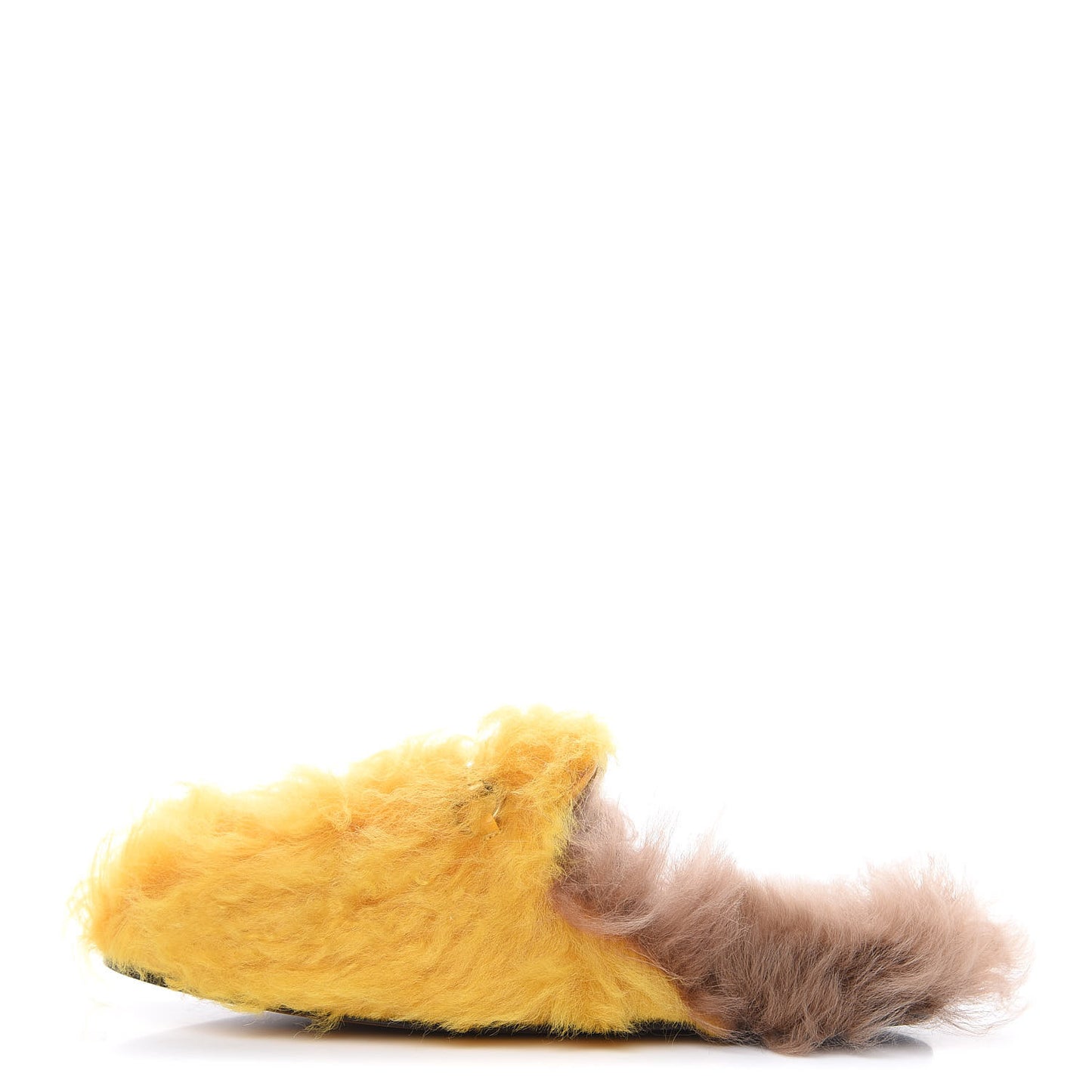 Merino Wool Womens Princetown Slippers 38 Light Crop Natural