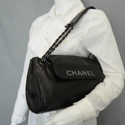 Chanel Lambskin Rock N Chic Shoulder Bag Black 2 of 11