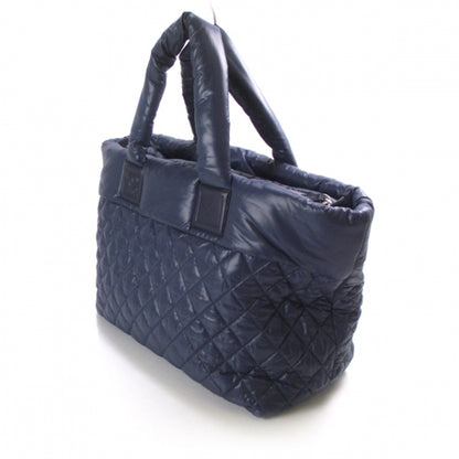 Chanel Nylon Coco Cocoon Large Tote Blue 5 of 11