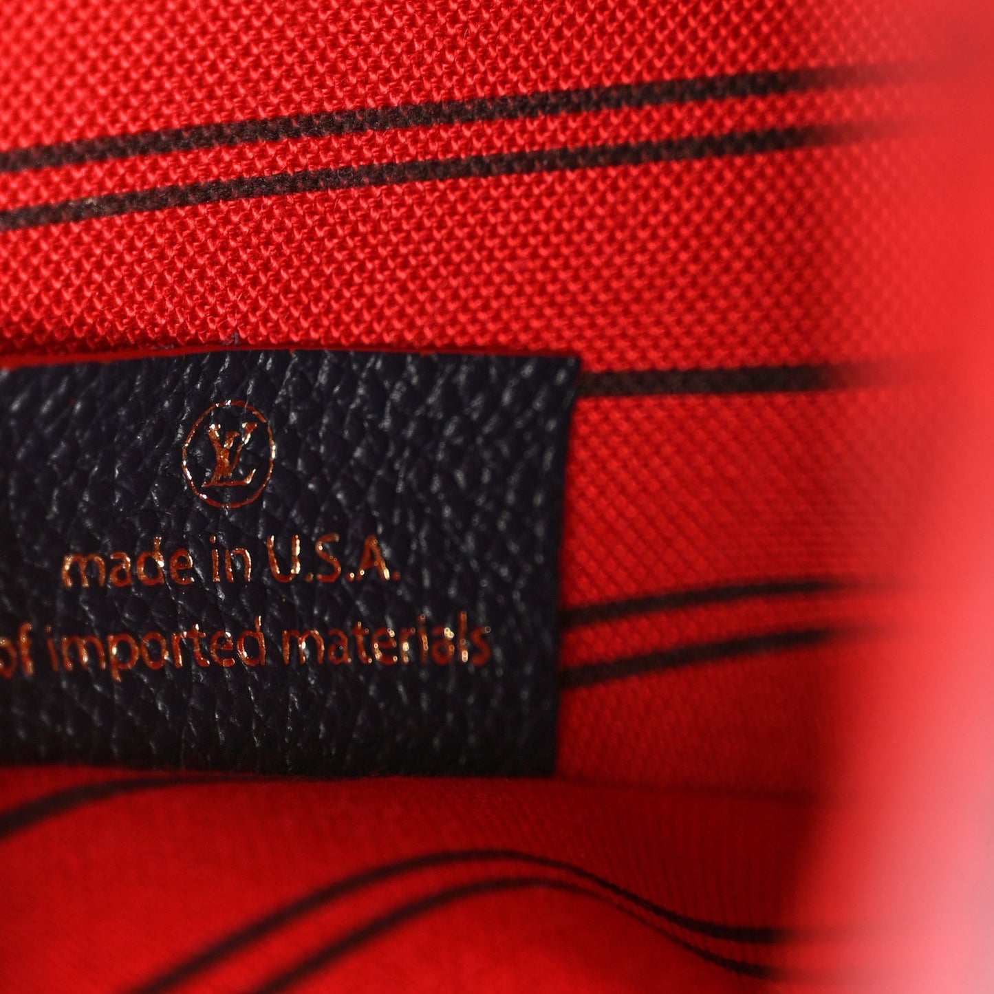 Empreinte Pochette Metis Marine Rouge