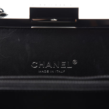 Chanel Plexiglass Barcode Boy Brick Lego Clutch Black 8 of 10
