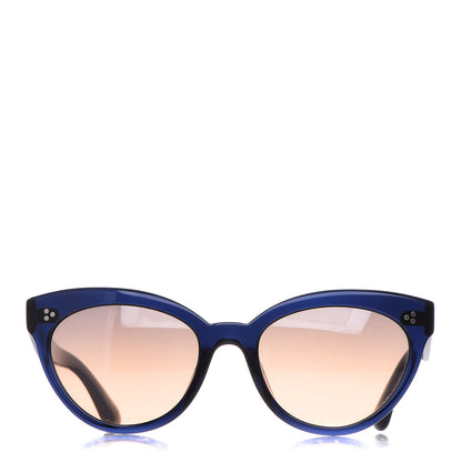 Oliver Peoples Acetate Cat Eye Roella Sunglasses Blue 2 of 10