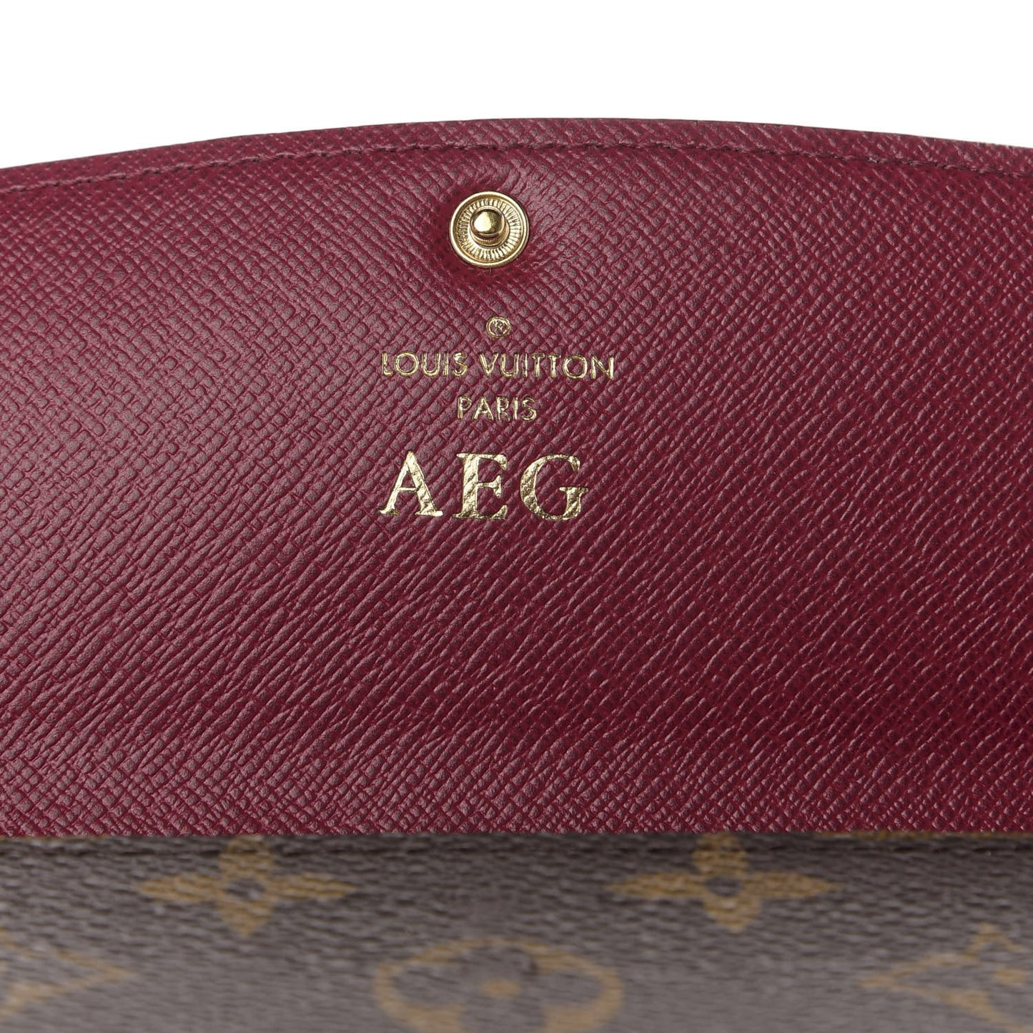 Monogram Emilie Wallet Fuchsia