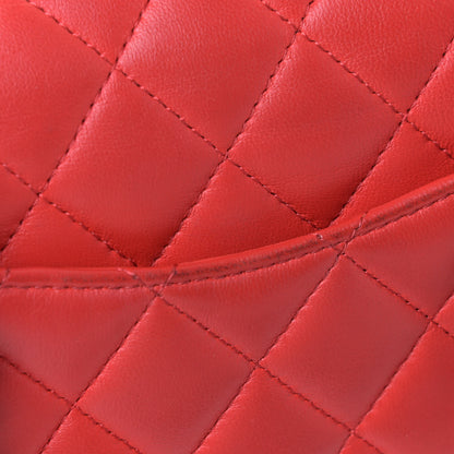 Chanel Lambskin Quilted Mini Square Flap Red 10 of 14