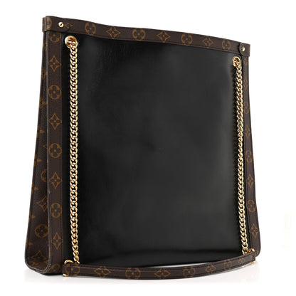 Louis Vuitton Calfskin Monogram Nova Vibe MM Black 3 of 11