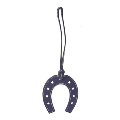 Hermes Swift Paddock Horseshoe Bag Charm Bleu Encre 1 of 4